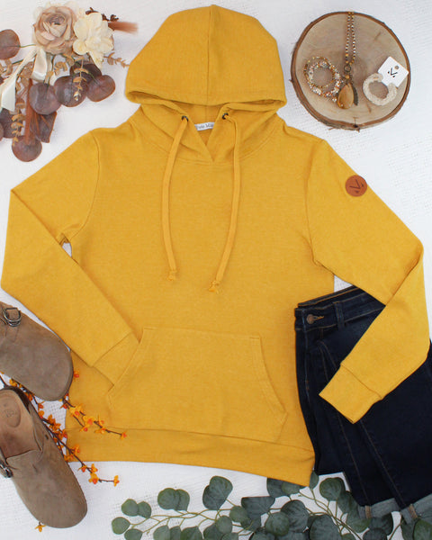 IN STOCK Hailey Hoodie - Mustard