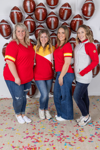 IN STOCK GameDay Tessa Short Sleeve Top - Kansas City
