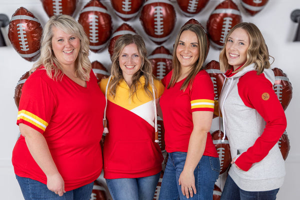 IN STOCK GameDay Tessa Short Sleeve Top - Kansas City