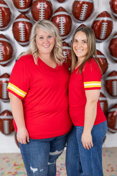 IN STOCK GameDay Tessa Short Sleeve Top - Kansas City