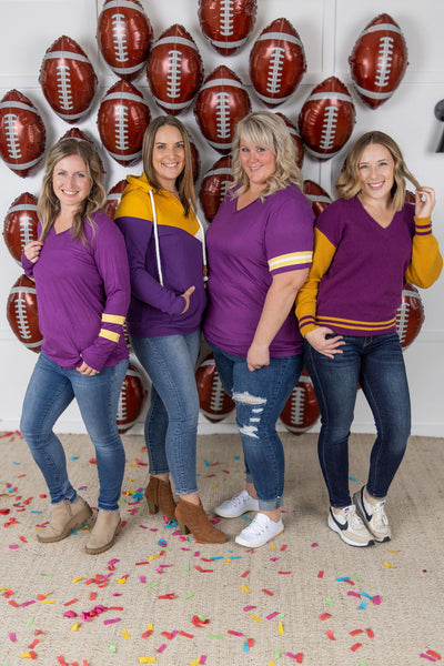 IN STOCK GameDay Tessa Short Sleeve Top - Minnesota
