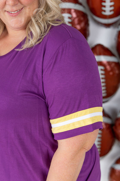 IN STOCK GameDay Tessa Short Sleeve Top - Minnesota