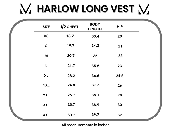 IN STOCK Harlow Long Vest - Army Green