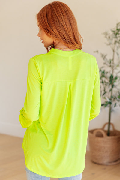 Lizzy Top in Neon Green