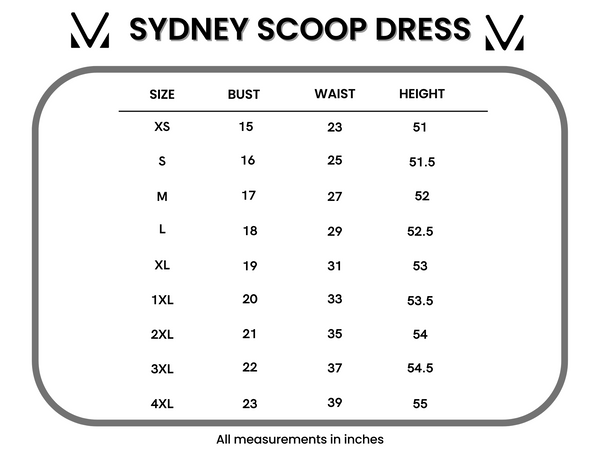 IN STOCK Sydney Scoop Dress - Aqua Floral