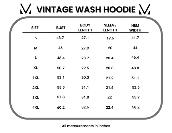 IN STOCK Vintage Wash Hoodie - Hunter Green