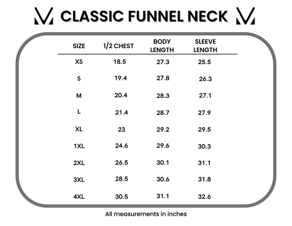 IN STOCK Classic Funnel Neck - Blushwood Floral