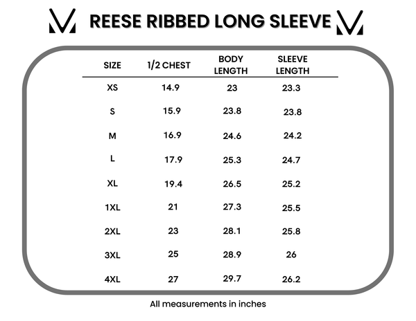 IN STOCK Reese Ribbed Long Sleeve Top - Black