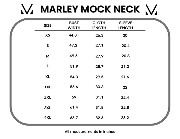 IN STOCK Marley Mock Neck Sweatshirt - Pumpkin