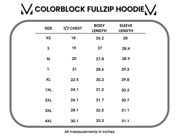 IN STOCK Colorblock Fullzip - Purple, Autumn Blossom, and Plum FINAL SALE