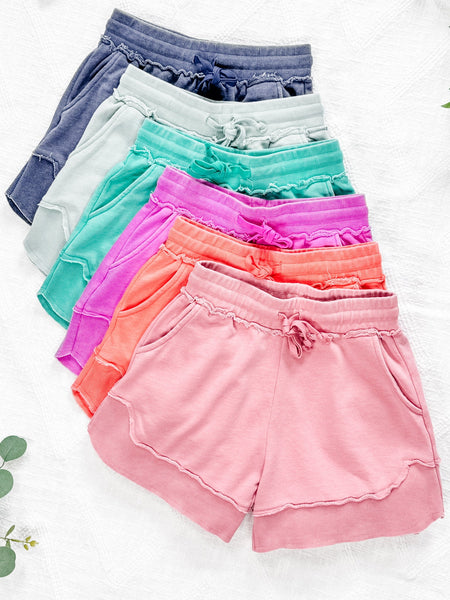 IN STOCK French Terry Stevie Shorts - Nautical Navy FINAL SALE
