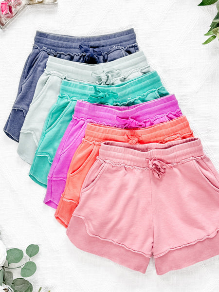 IN STOCK French Terry Stevie Shorts - Nautical Navy FINAL SALE