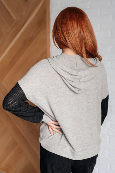 Pull Up Your Sleeves Color Block Hoodie -9/30/2025 NEW