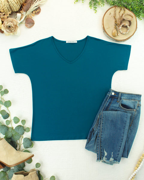 IN STOCK Chloe Cozy Top - Teal