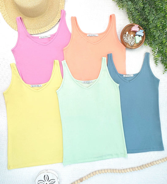 IN STOCK Kennedy Tank - Lemon