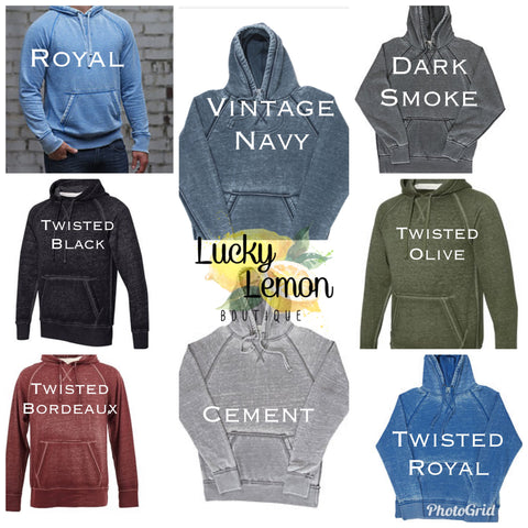 LLB Distressed Hoodie/Crew-Custom