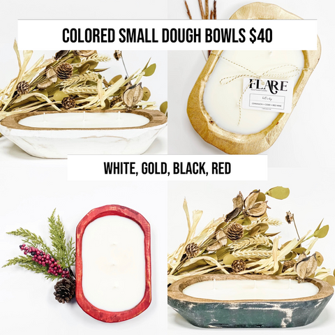 Small dough bowl- painted